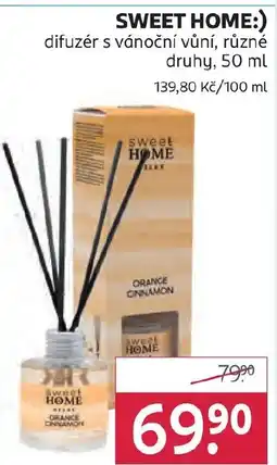 Rossmann SWEET HOME:) difuzér s vánoční vůní nabídka