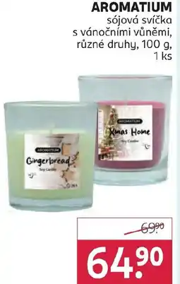 Rossmann AROMATIUM sójová svíčka s vánočními vůněmi nabídka