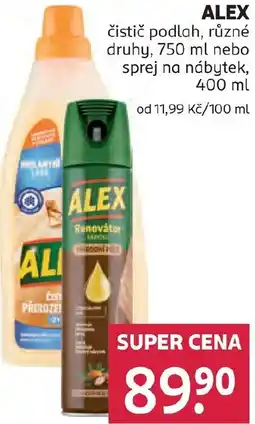 Rossmann ALEX čistič podlah nabídka