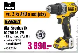 Hornbach DEWALT Aku šroubovák nabídka