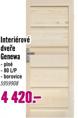 Hornbach Interiérové dveře Genewa nabídka
