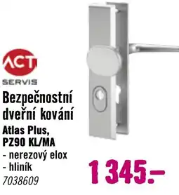 Hornbach Bezpečnostní dveřní kování Atlas Plus, PZ90 KL/MA nabídka