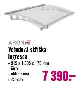 Hornbach Vchodová stříška Ingressa nabídka