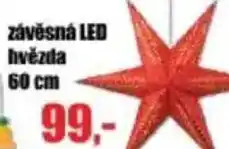 EVA Závěsná led hvězda 60 cm nabídka