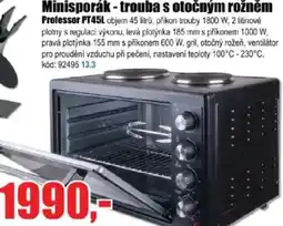 EVA Minisporák - trouba s otočným rožněmá nabídka