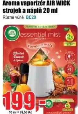 EVA Aroma vaporizér AIR WICK strojek a náplň nabídka