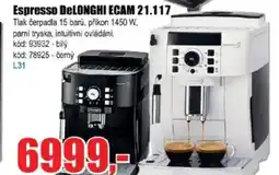 EVA Espresso DELONGHI ECAM 21.117 nabídka