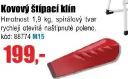 EVA Kovový štípací klín nabídka