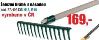 EVA Železné hrábě s násadou nabídka