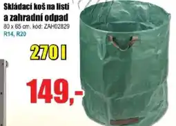 EVA Skládací koš na listí a zahradní odpad nabídka