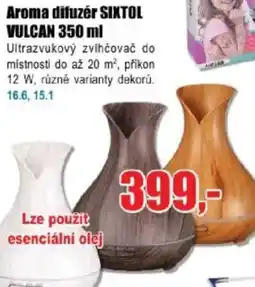 EVA Aroma difuzér SIXTOL VULCAN nabídka