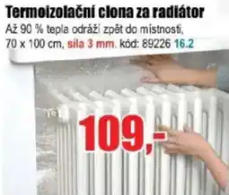 EVA Termoizolační clona za radiátor nabídka