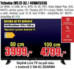 EVA Televize JVC LT-32/40VAF3335 nabídka