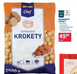 Makro Bramborové krokety nabídka