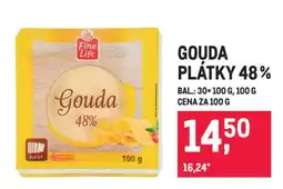 Makro Gouda plátky 48 % nabídka