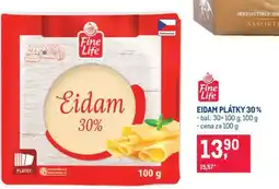 Makro Eidam plátky 30 % nabídka