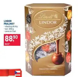 Makro Lindor pralinky nabídka
