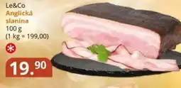 Potraviny CZ Le&Co Anglická slanina nabídka