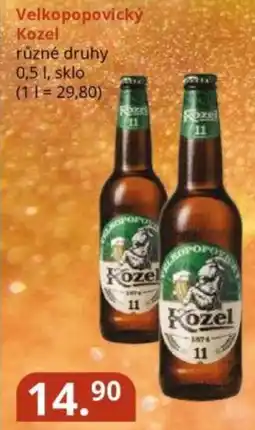 Potraviny CZ Velkopopovický Kozel nabídka