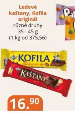 Potraviny CZ Ledové kaštany, Kofila originál nabídka