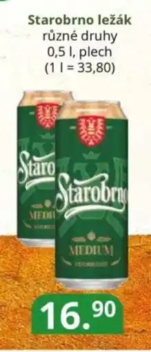 Potraviny CZ Starobrno ležák nabídka