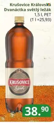 Potraviny CZ Krušovice Královská Dvanáctka světlý ležák nabídka