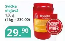 Potraviny CZ Svíčka olejová nabídka