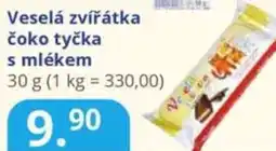 Potraviny CZ Veselá zvířátka čoko tyčka s mlékem nabídka