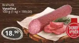 Potraviny CZ Krahulik Vysočina nabídka