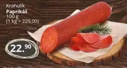 Potraviny CZ Krahulik Paprikáš nabídka