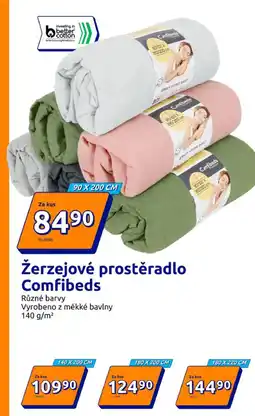 Action žerzejové prostěradlo Comfibeds nabídka