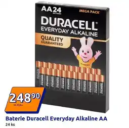 Action Baterie Duracell Everyday Alkaline AA nabídka