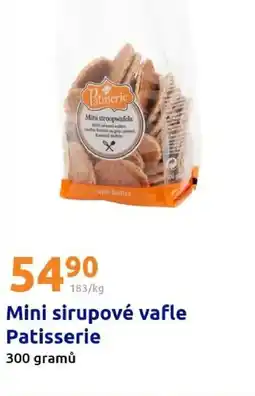 Action Mini sirupové vafle Patisserie nabídka