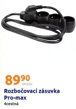 Action Rozbočovací zásuvka Pro-max nabídka
