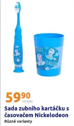 Action Sada zubního kartáčku s časovačem Nickelodeon nabídka