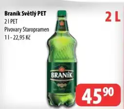 Partner Maloobchodní síť Braník Světlý PET nabídka