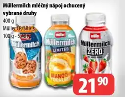 Partner Maloobchodní síť Müllermilch mléčný nápoj ochucený nabídka