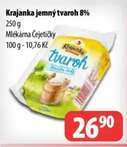 Partner Maloobchodní síť Krajanka jemný tvaroh 8% nabídka