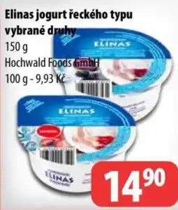 Partner Maloobchodní síť Elinas jogurt řeckého typu nabídka