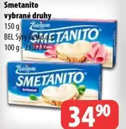 Partner Maloobchodní síť Smetanito vybrané druhy nabídka