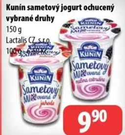 Partner Maloobchodní síť Kunín sametový jogurt ochucený nabídka