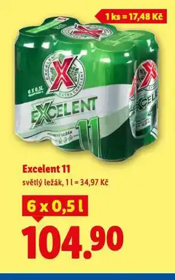 Lidl Pivo excelent 11 nabídka