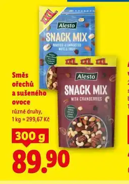 Lidl Směs ořechů a sušeného ovoce nabídka