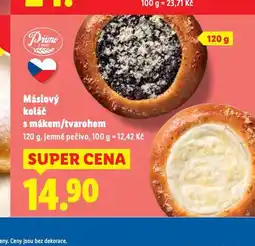 Lidl Máslový koláč nabídka