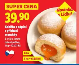 Lidl Kolbiha s náplní meruňky nabídka