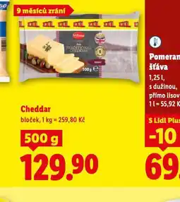 Lidl Cheddar nabídka