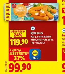 Lidl Rybí prsty nabídka