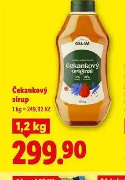 Lidl Čekankový sirup nabídka