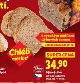 Lidl Dýňový chléb nabídka