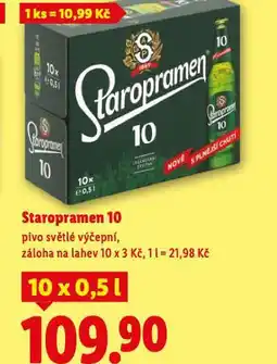 Lidl Pivo staropramen 10 nabídka